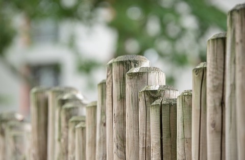 Wood privacy, 6 ft